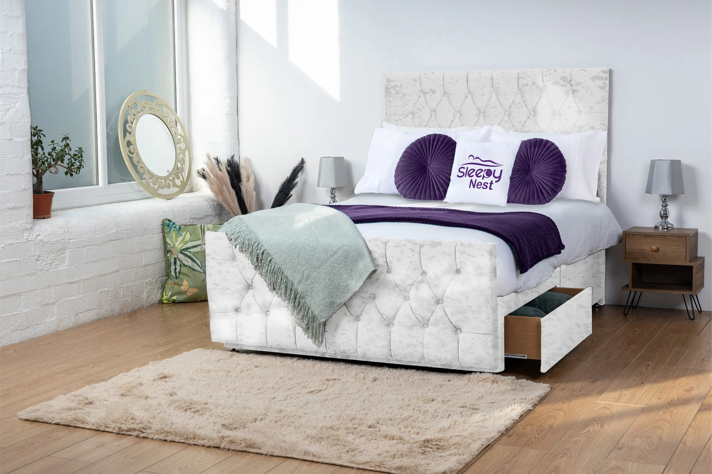 Jublie Chesterfield Divan Bed