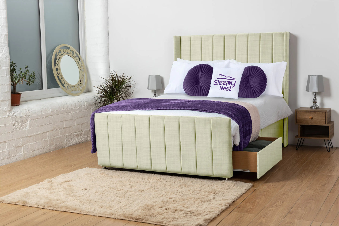 Seoul Wingback Divan Bed