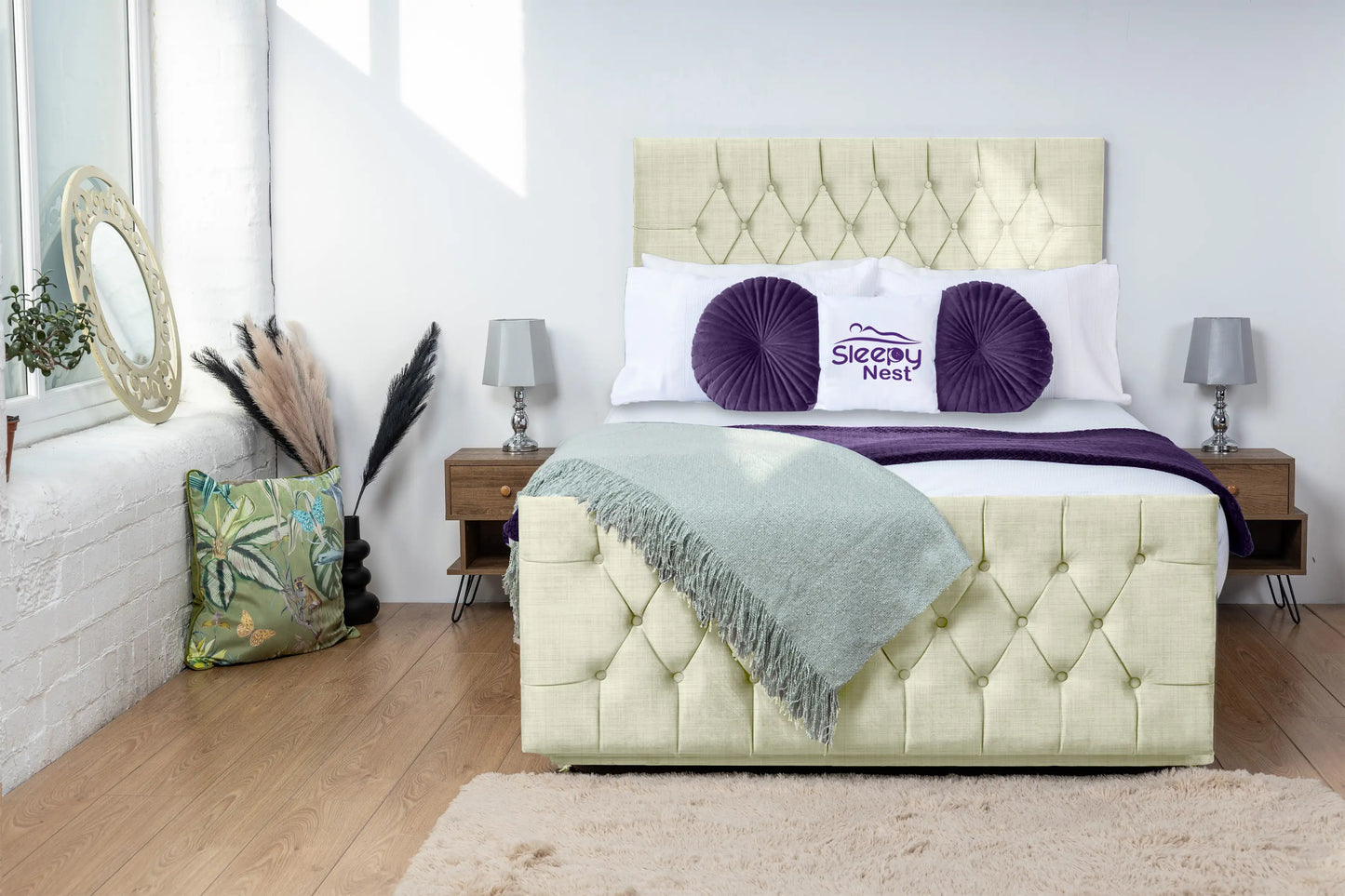 Jublie Chesterfield Divan Bed