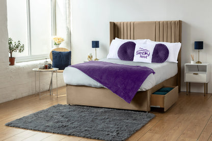 Skyline wingback Divan Bed