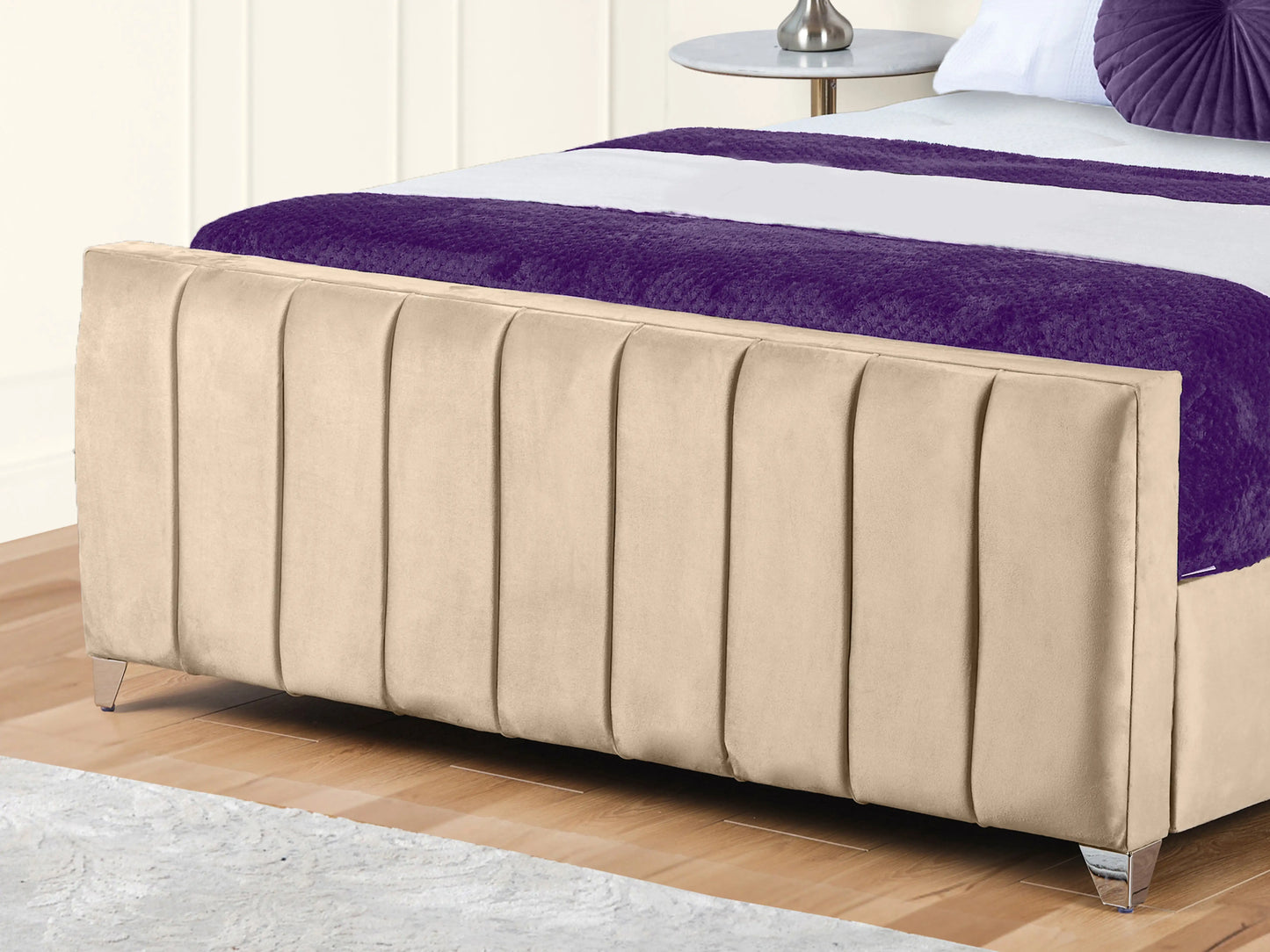 Empire Winged upholstered Bed