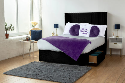 Skyline wingback Divan Bed