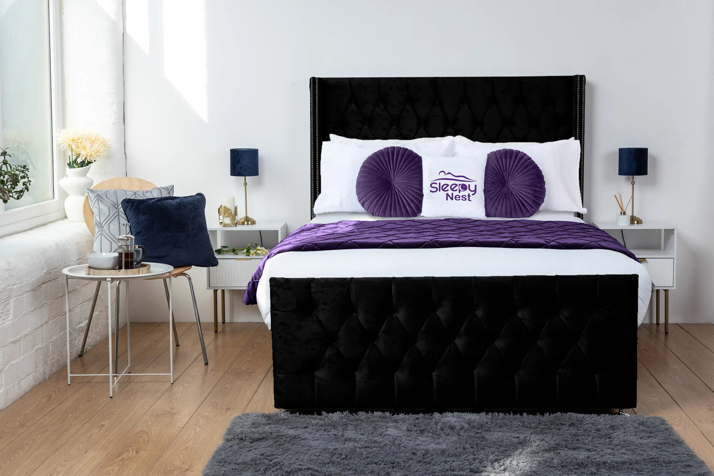 Emily Wingback Divan Bed
