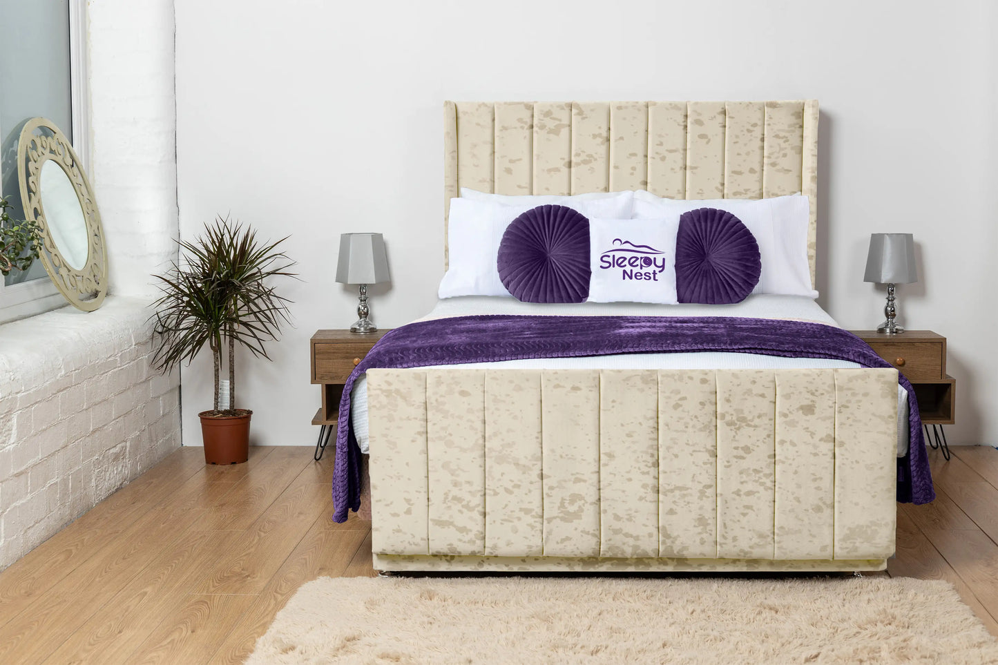 Seoul Wingback Divan Bed
