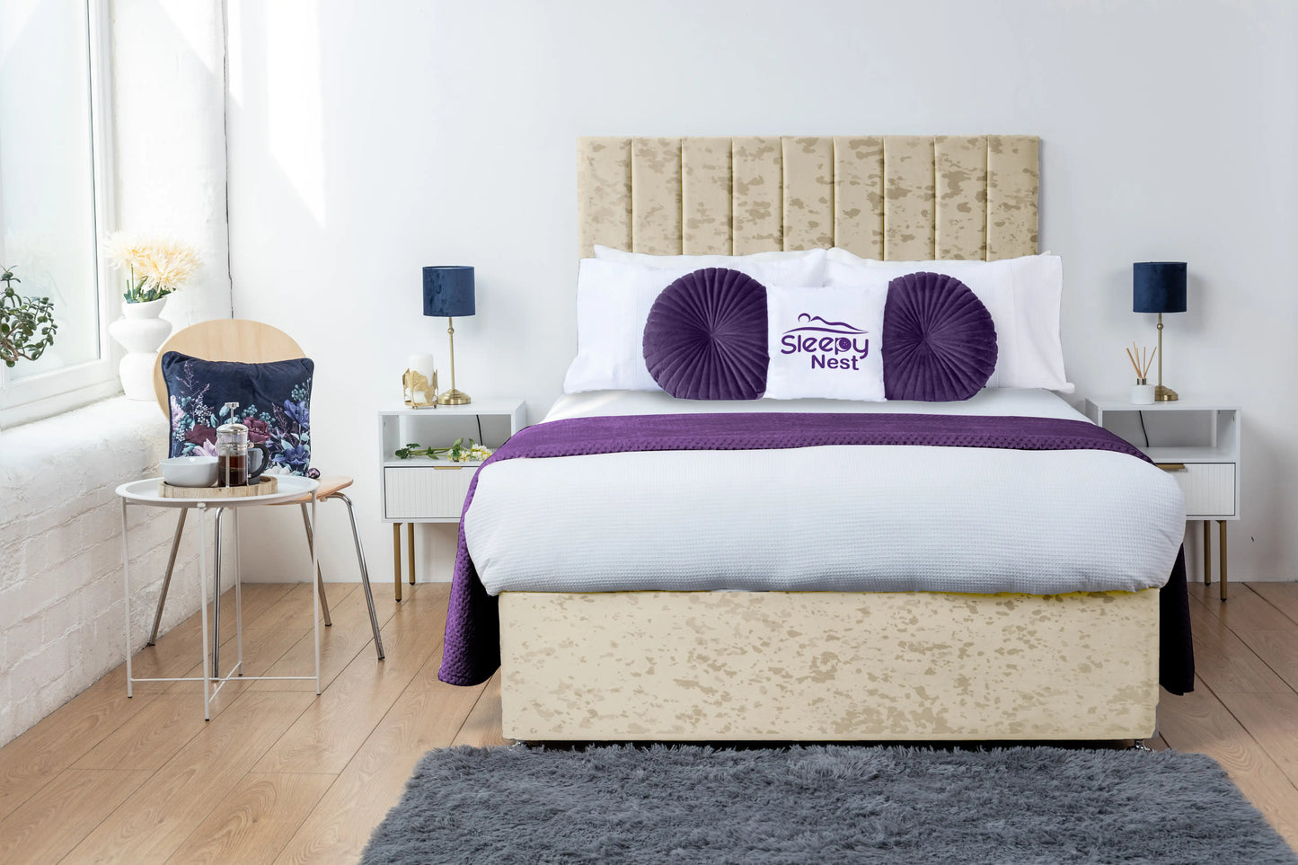 Amelia Lined Divan Bed