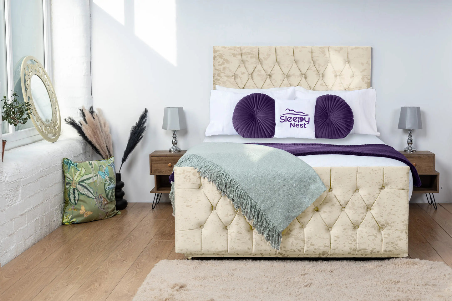 Jublie Chesterfield Divan Bed