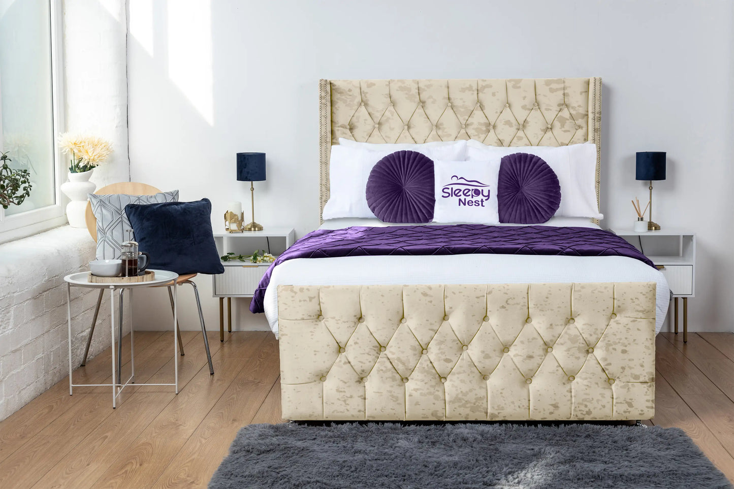 Emily Wingback Divan Bed
