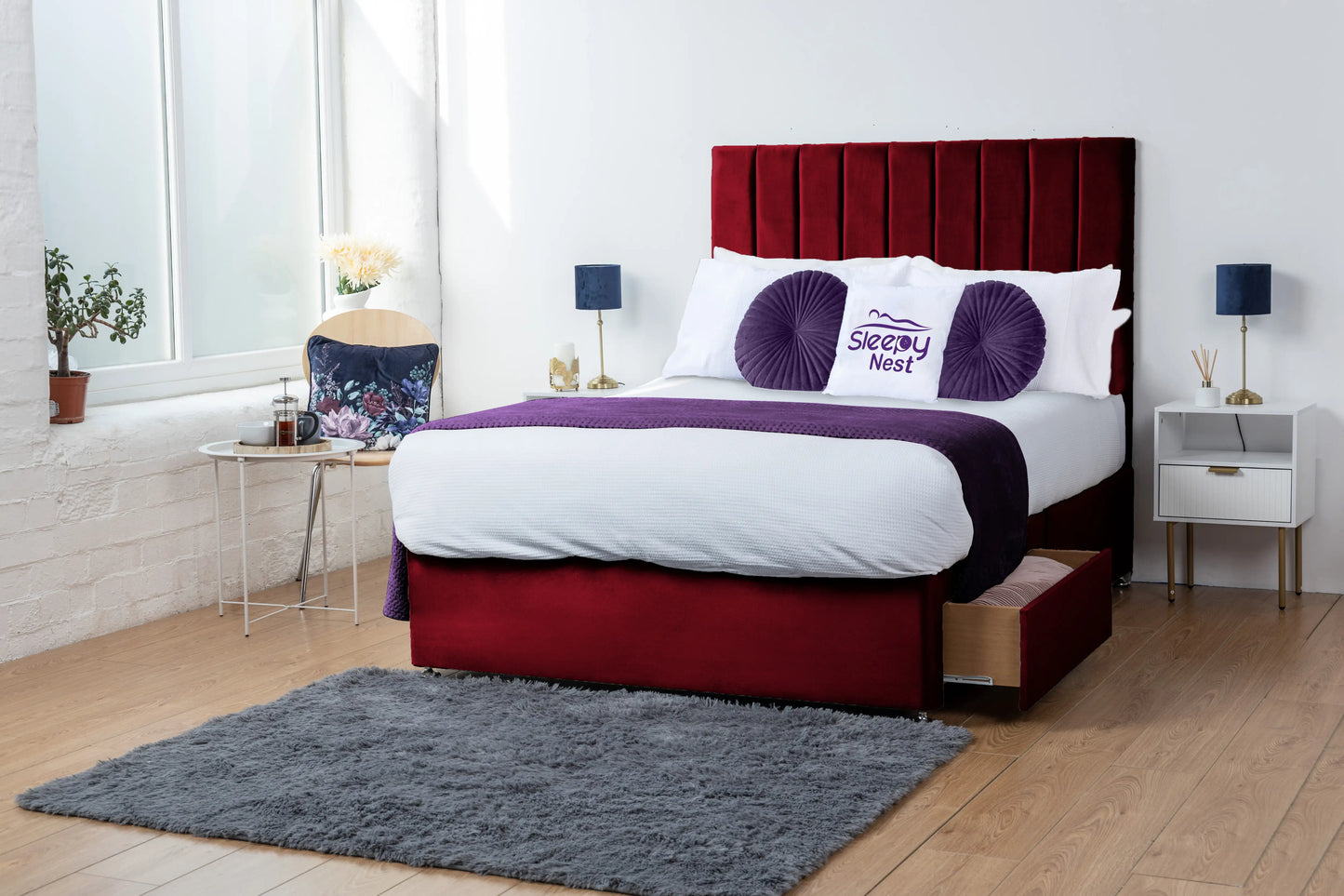 Amelia Lined Divan Bed