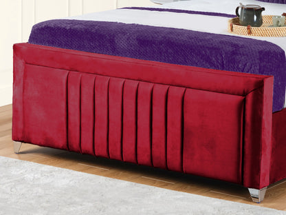 Cannas upholstered bed