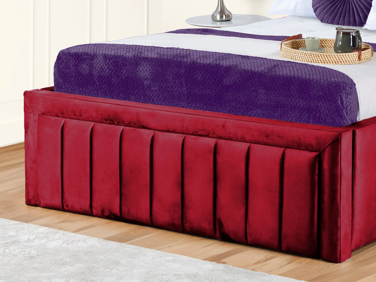 Grand panel Upholstered bed
