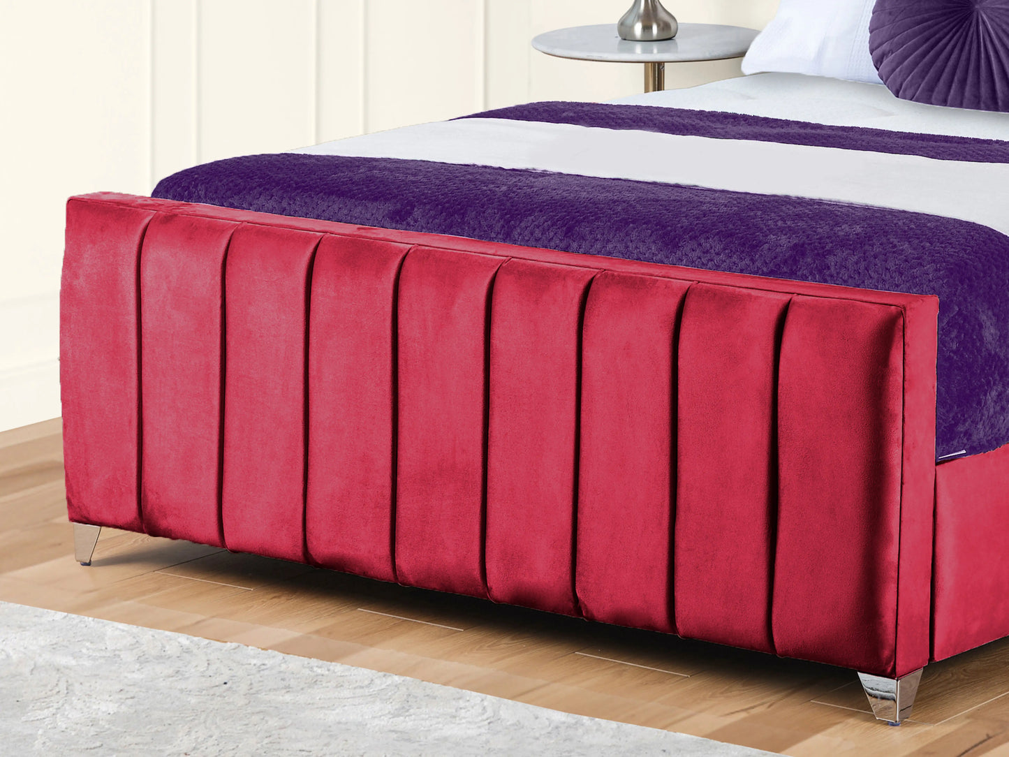 Empire Winged upholstered Bed