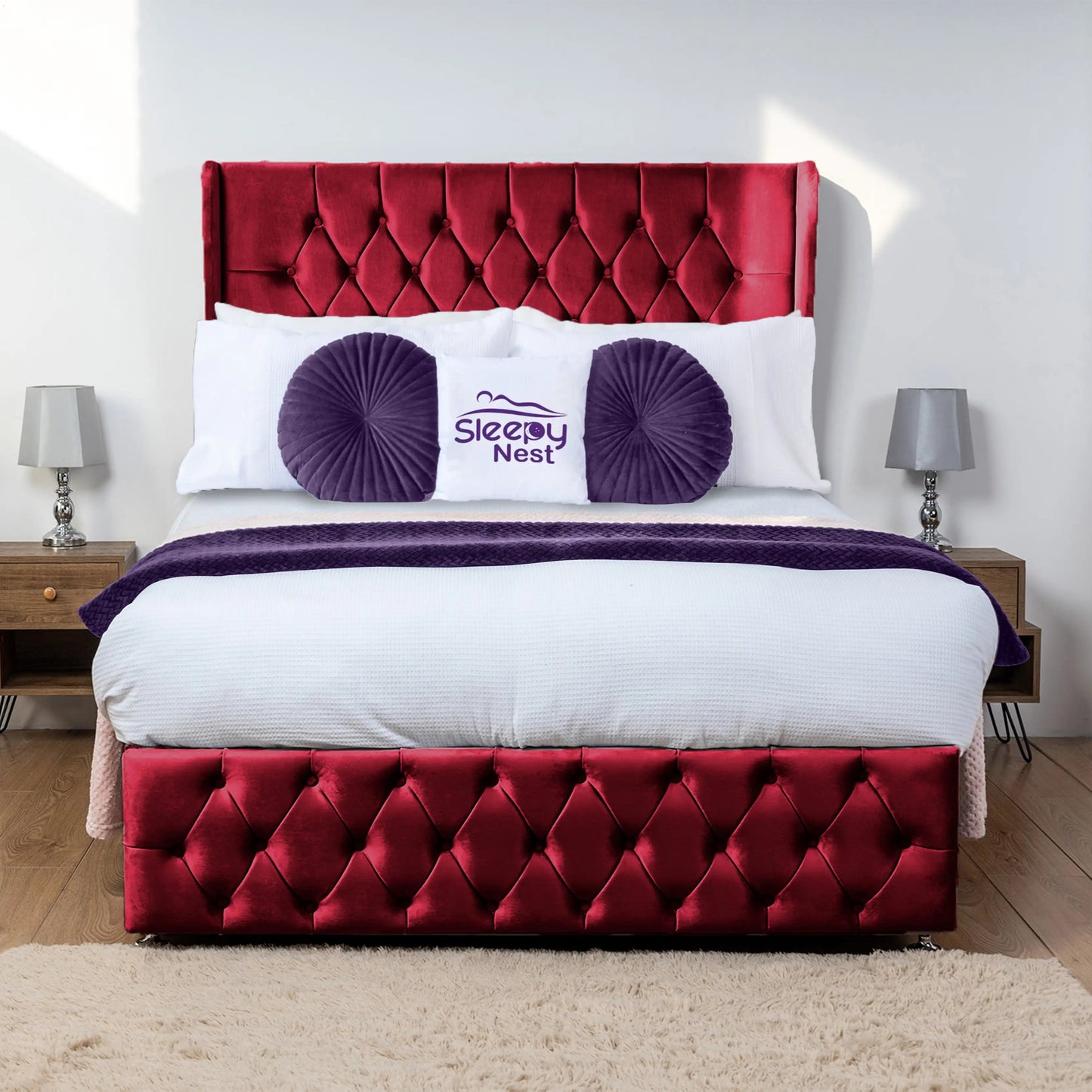 Luxor Wingback Divan Bed