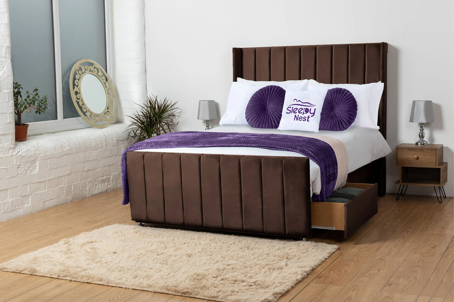 Seoul Wingback Divan Bed