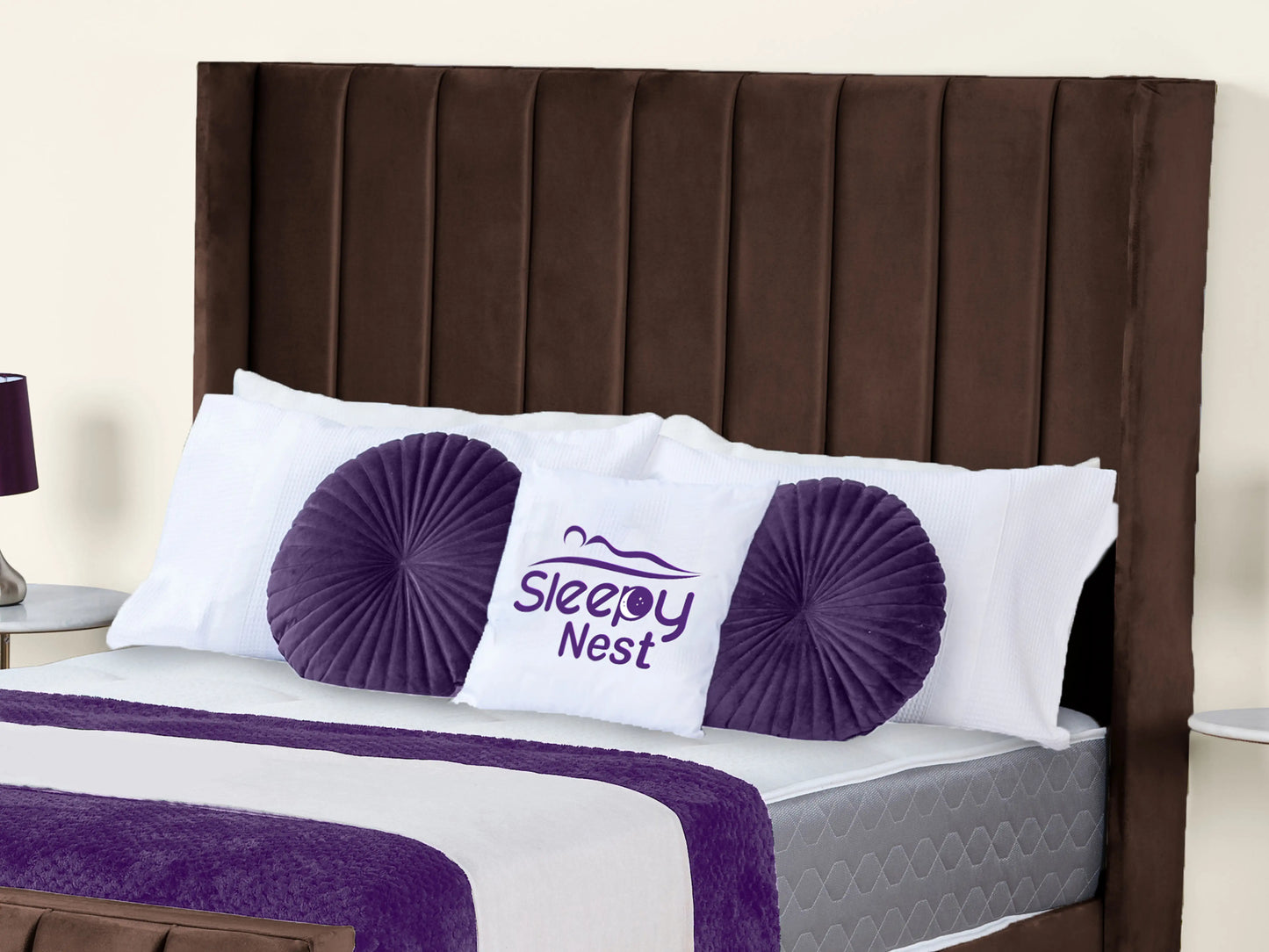 Empire Winged upholstered Bed