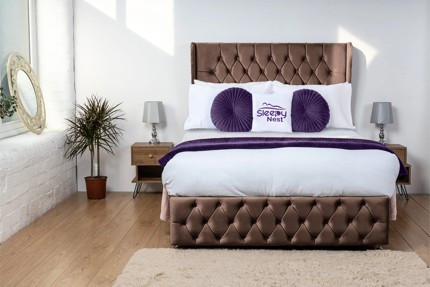Luxor Wingback Divan Bed