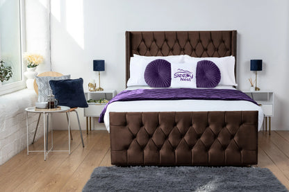 Emily Wingback Divan Bed