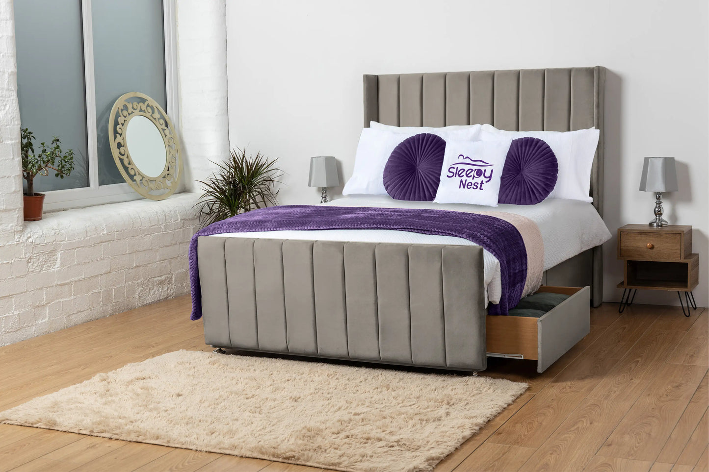 Seoul Wingback Divan Bed