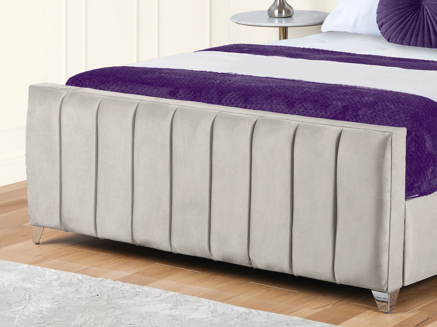 Empire Winged upholstered Bed