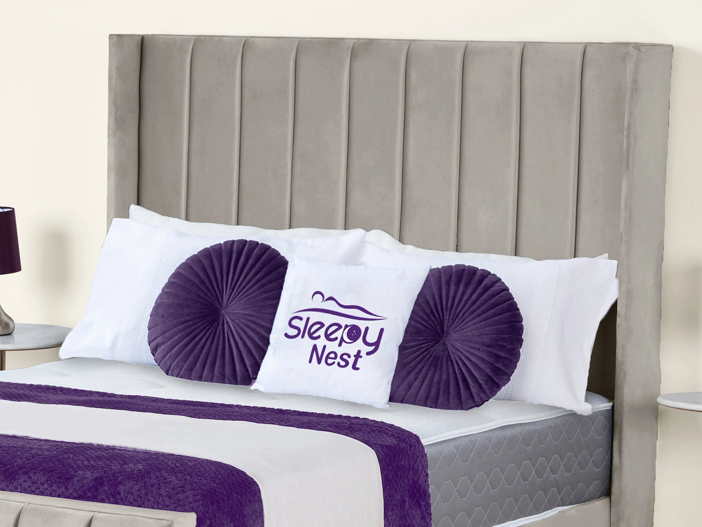 Empire Winged upholstered Bed