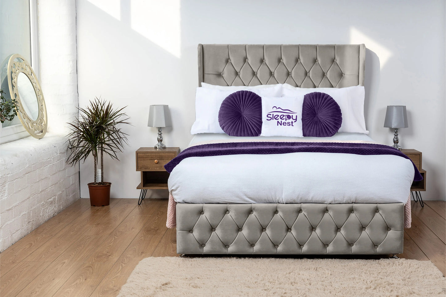 Luxor Wingback Divan Bed