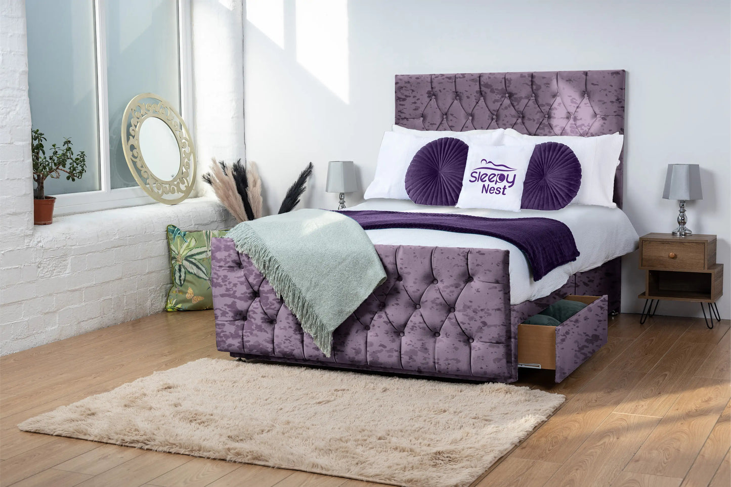 Jublie Chesterfield Divan Bed