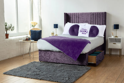 Skyline wingback Divan Bed