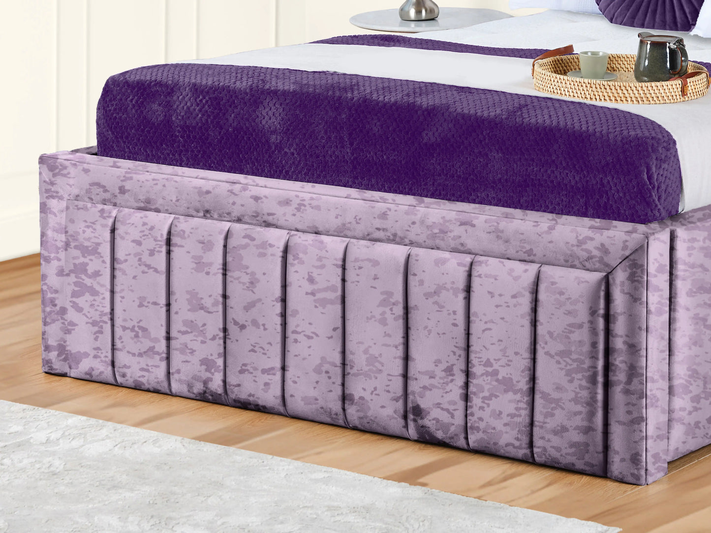 Grand panel Upholstered bed