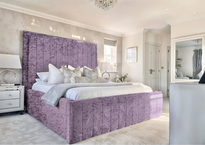 Geneva lined Upholstered Bed