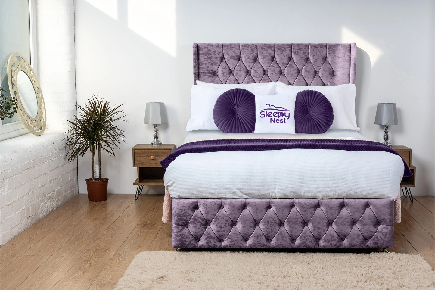 Luxor Wingback Divan Bed