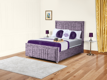 Cannas upholstered bed