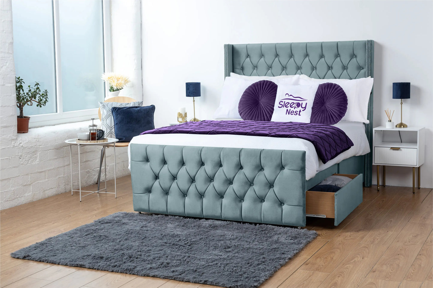 Emily Wingback Divan Bed