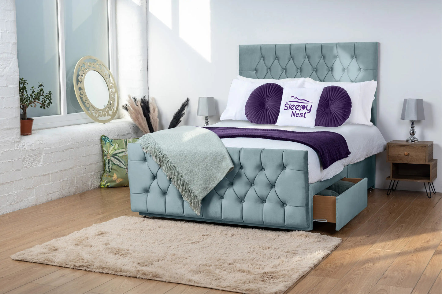 Jublie Chesterfield Divan Bed