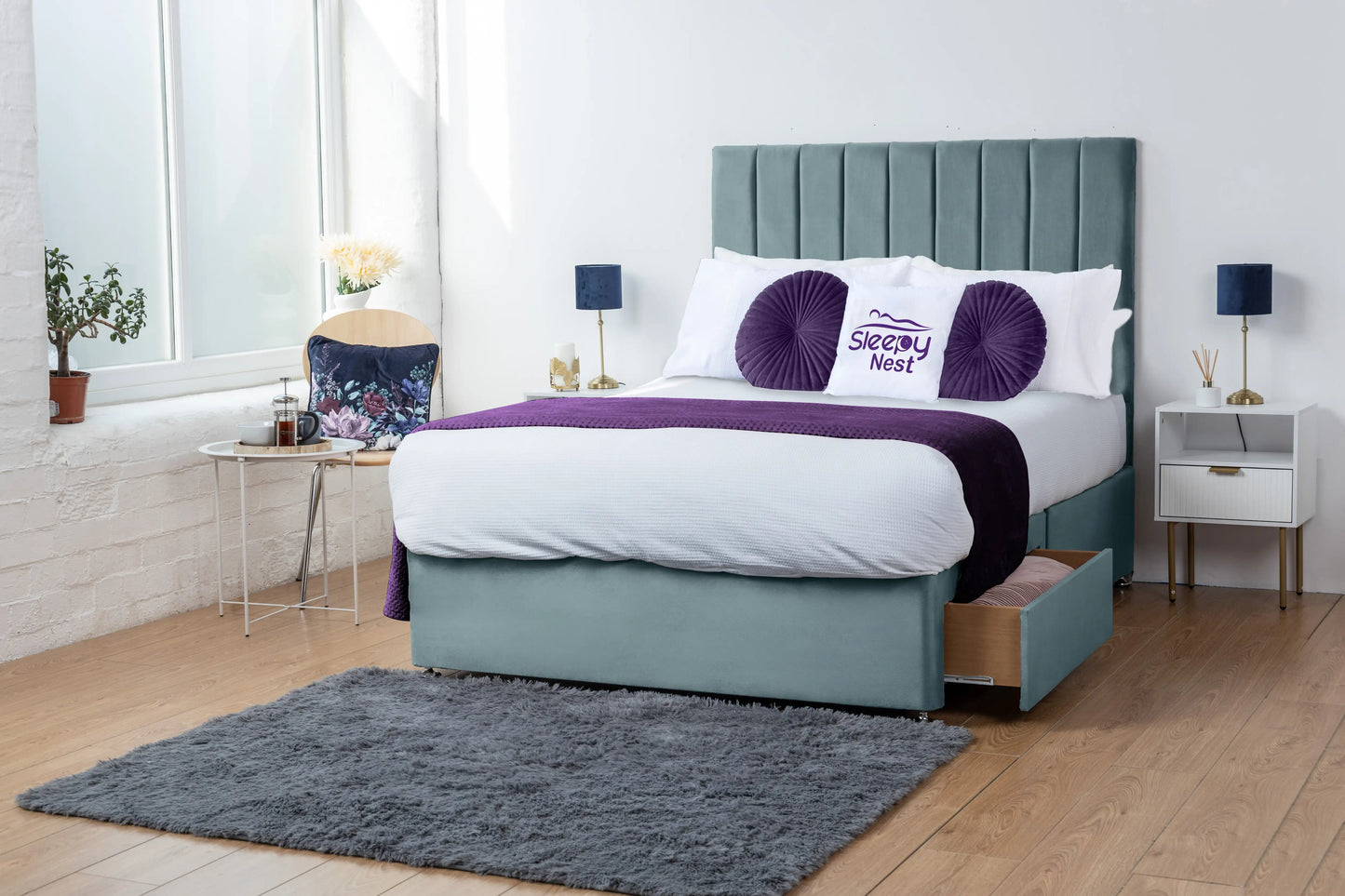 Amelia Lined Divan Bed