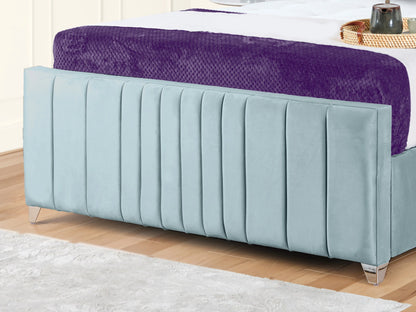 Valencia Lined Wings Upholstered Bed