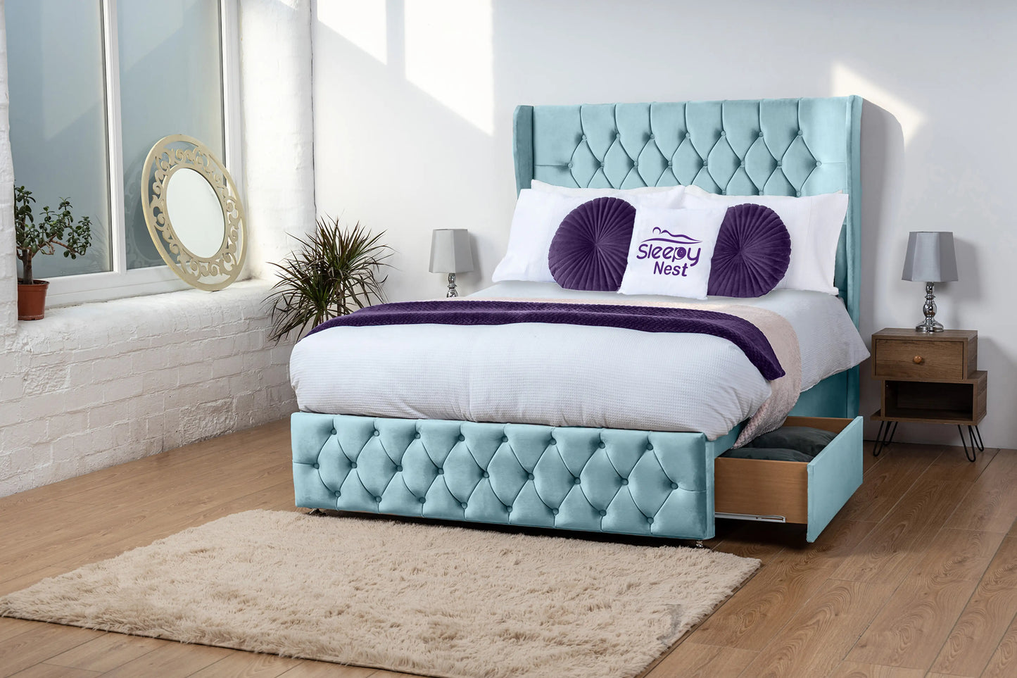 Luxor Wingback Divan Bed