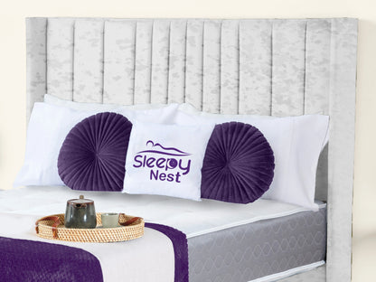 Valencia Lined Wings Upholstered Bed
