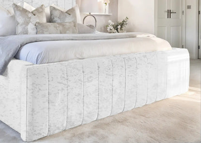 Geneva lined Upholstered Bed
