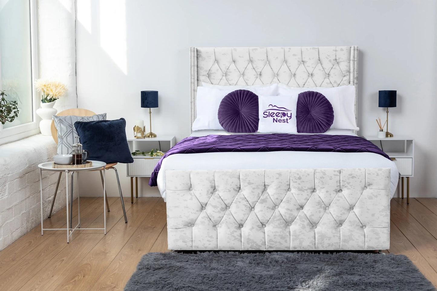 Emily Wingback Divan Bed